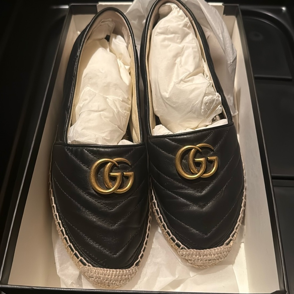 Gucci espadrilles double G logo size 39